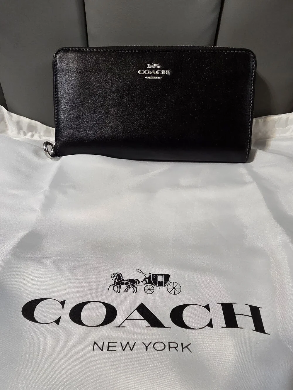 NWOT- NEVER BEEN USED! Coach Long Zip Around Wallet